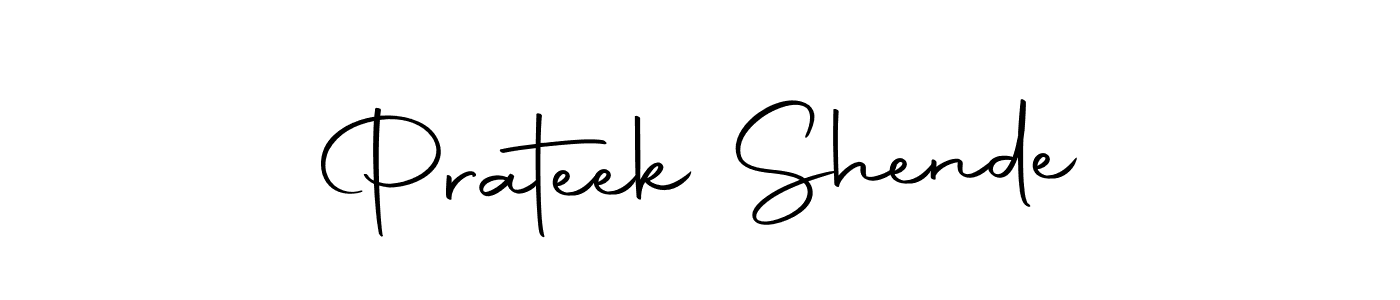 Make a short Prateek Shende signature style. Manage your documents anywhere anytime using Autography-DOLnW. Create and add eSignatures, submit forms, share and send files easily. Prateek Shende signature style 10 images and pictures png