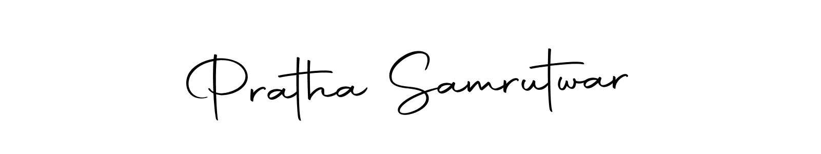 How to make Pratha Samrutwar signature? Autography-DOLnW is a professional autograph style. Create handwritten signature for Pratha Samrutwar name. Pratha Samrutwar signature style 10 images and pictures png