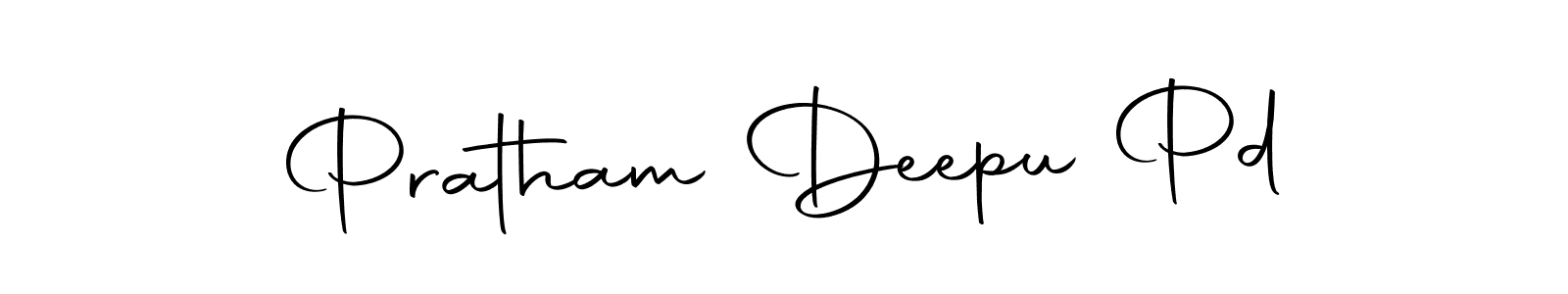 How to make Pratham Deepu Pd signature? Autography-DOLnW is a professional autograph style. Create handwritten signature for Pratham Deepu Pd name. Pratham Deepu Pd signature style 10 images and pictures png
