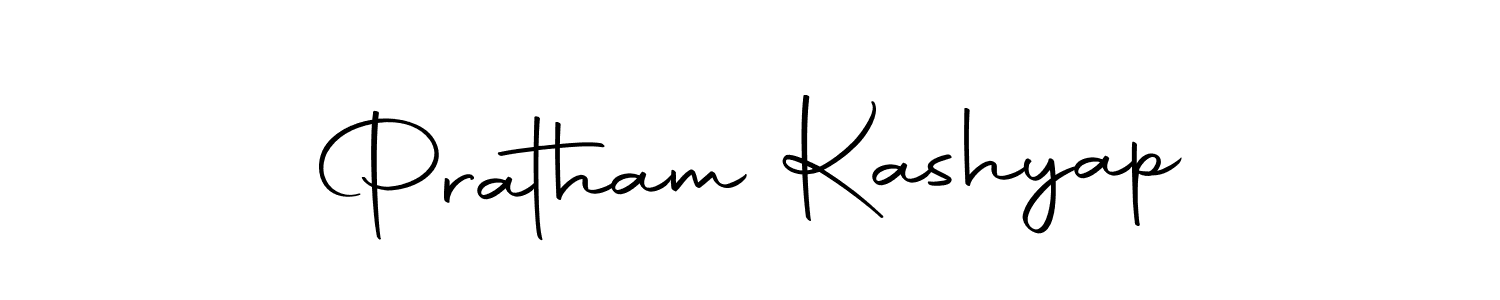 Create a beautiful signature design for name Pratham Kashyap. With this signature (Autography-DOLnW) fonts, you can make a handwritten signature for free. Pratham Kashyap signature style 10 images and pictures png