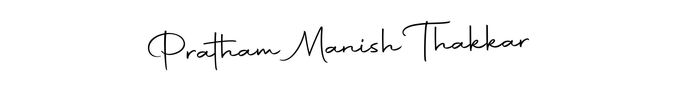 The best way (Autography-DOLnW) to make a short signature is to pick only two or three words in your name. The name Pratham Manish Thakkar include a total of six letters. For converting this name. Pratham Manish Thakkar signature style 10 images and pictures png