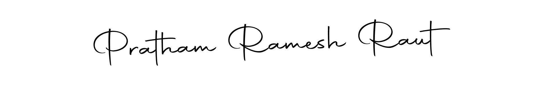 How to make Pratham Ramesh Raut signature? Autography-DOLnW is a professional autograph style. Create handwritten signature for Pratham Ramesh Raut name. Pratham Ramesh Raut signature style 10 images and pictures png