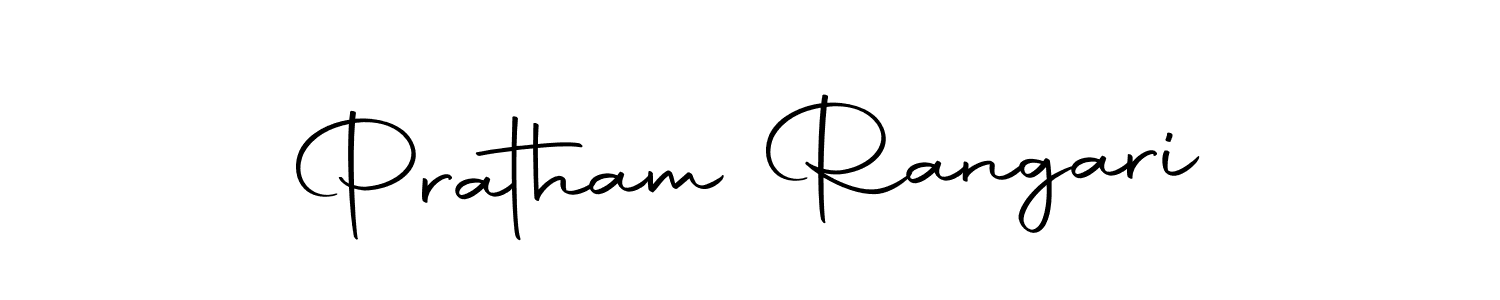 Make a short Pratham Rangari signature style. Manage your documents anywhere anytime using Autography-DOLnW. Create and add eSignatures, submit forms, share and send files easily. Pratham Rangari signature style 10 images and pictures png