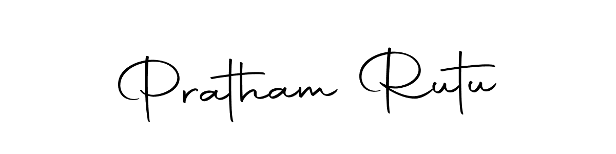 Design your own signature with our free online signature maker. With this signature software, you can create a handwritten (Autography-DOLnW) signature for name Pratham Rutu. Pratham Rutu signature style 10 images and pictures png