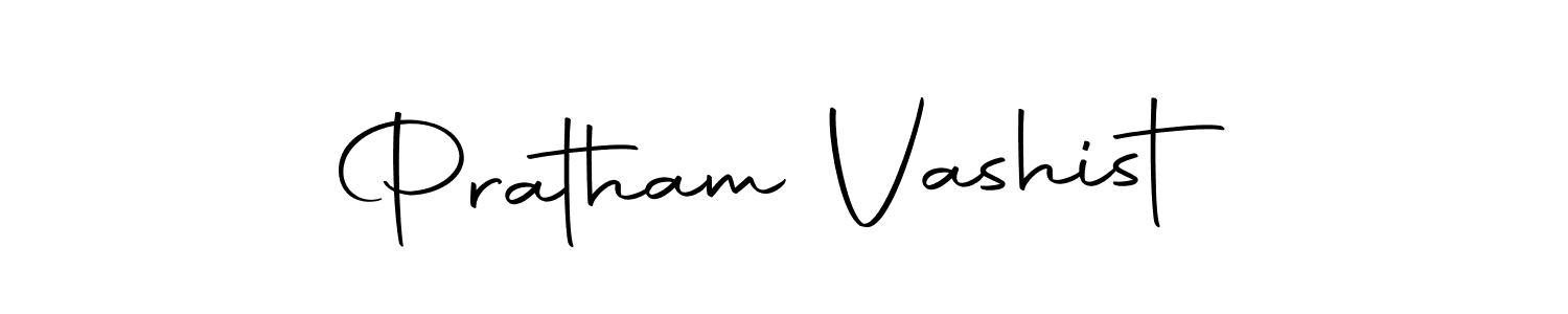 Create a beautiful signature design for name Pratham Vashist. With this signature (Autography-DOLnW) fonts, you can make a handwritten signature for free. Pratham Vashist signature style 10 images and pictures png