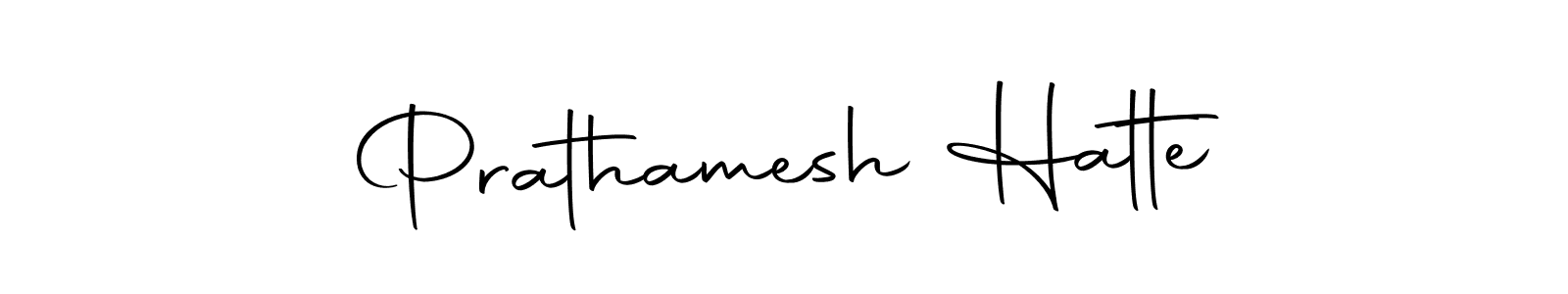 How to make Prathamesh Hatte name signature. Use Autography-DOLnW style for creating short signs online. This is the latest handwritten sign. Prathamesh Hatte signature style 10 images and pictures png