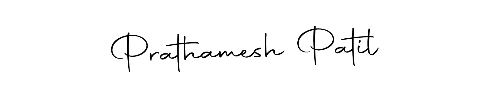 Design your own signature with our free online signature maker. With this signature software, you can create a handwritten (Autography-DOLnW) signature for name Prathamesh Patil. Prathamesh Patil signature style 10 images and pictures png