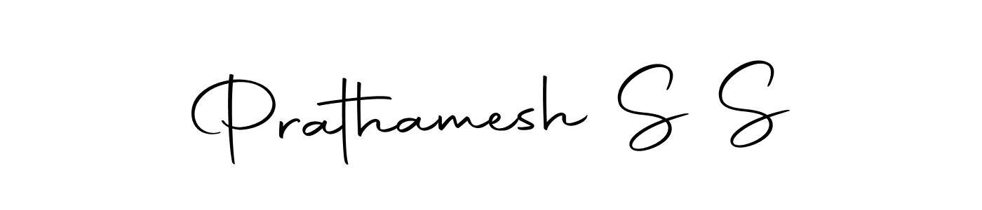 Use a signature maker to create a handwritten signature online. With this signature software, you can design (Autography-DOLnW) your own signature for name Prathamesh S S. Prathamesh S S signature style 10 images and pictures png