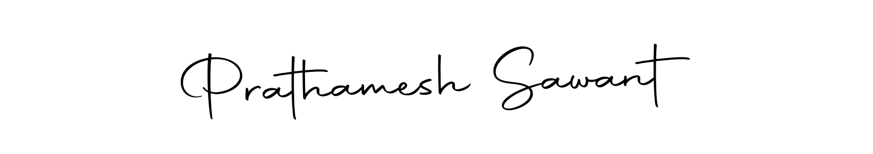 Design your own signature with our free online signature maker. With this signature software, you can create a handwritten (Autography-DOLnW) signature for name Prathamesh Sawant. Prathamesh Sawant signature style 10 images and pictures png