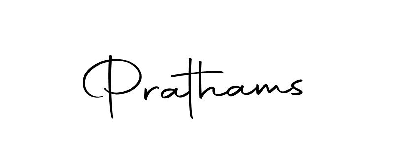 Design your own signature with our free online signature maker. With this signature software, you can create a handwritten (Autography-DOLnW) signature for name Prathams. Prathams signature style 10 images and pictures png