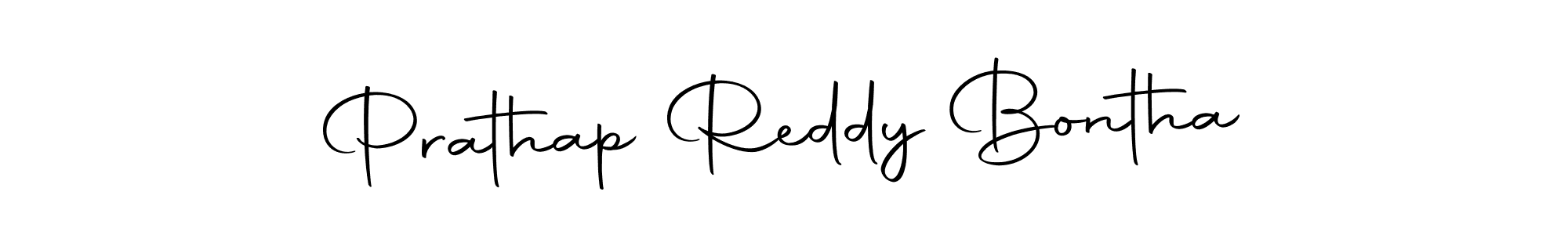 Design your own signature with our free online signature maker. With this signature software, you can create a handwritten (Autography-DOLnW) signature for name Prathap Reddy Bontha. Prathap Reddy Bontha signature style 10 images and pictures png