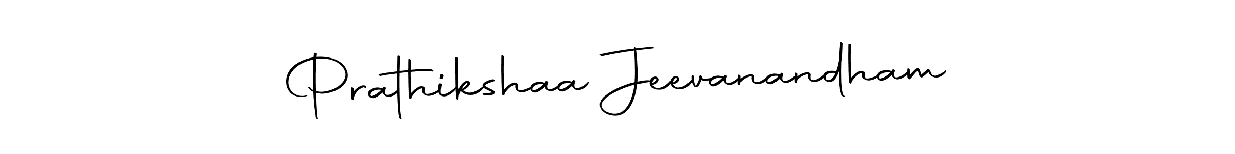 Create a beautiful signature design for name Prathikshaa Jeevanandham. With this signature (Autography-DOLnW) fonts, you can make a handwritten signature for free. Prathikshaa Jeevanandham signature style 10 images and pictures png