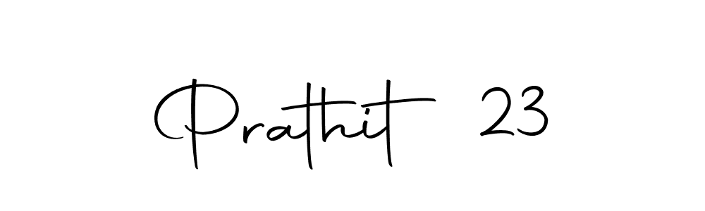 Create a beautiful signature design for name Prathit 23. With this signature (Autography-DOLnW) fonts, you can make a handwritten signature for free. Prathit 23 signature style 10 images and pictures png