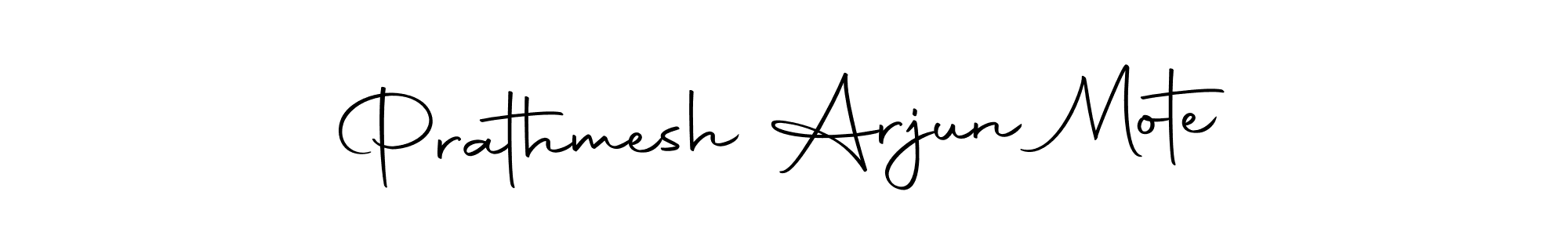 Make a short Prathmesh Arjun Mote signature style. Manage your documents anywhere anytime using Autography-DOLnW. Create and add eSignatures, submit forms, share and send files easily. Prathmesh Arjun Mote signature style 10 images and pictures png