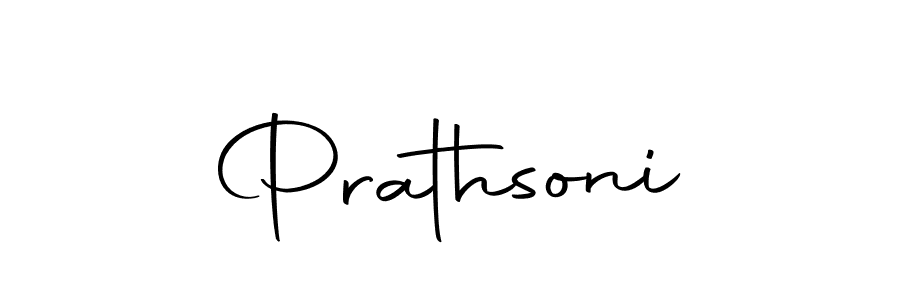 Create a beautiful signature design for name Prathsoni. With this signature (Autography-DOLnW) fonts, you can make a handwritten signature for free. Prathsoni signature style 10 images and pictures png