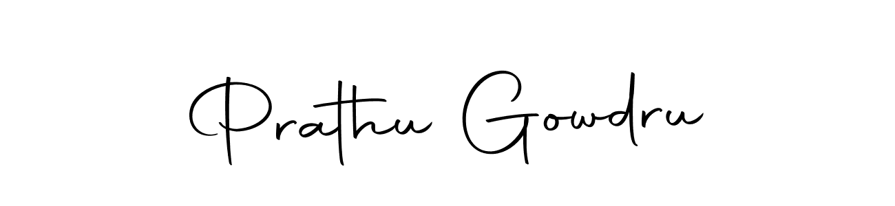 Make a beautiful signature design for name Prathu Gowdru. Use this online signature maker to create a handwritten signature for free. Prathu Gowdru signature style 10 images and pictures png