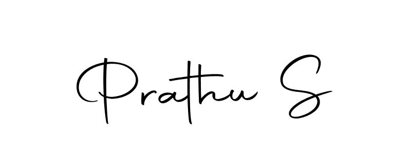 The best way (Autography-DOLnW) to make a short signature is to pick only two or three words in your name. The name Prathu S include a total of six letters. For converting this name. Prathu S signature style 10 images and pictures png