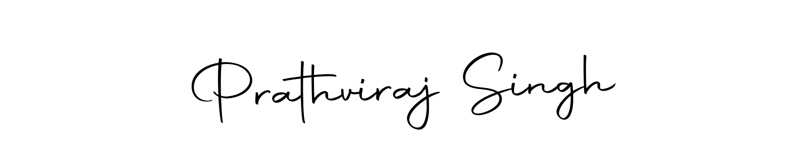 How to make Prathviraj Singh name signature. Use Autography-DOLnW style for creating short signs online. This is the latest handwritten sign. Prathviraj Singh signature style 10 images and pictures png