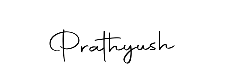 Create a beautiful signature design for name Prathyush. With this signature (Autography-DOLnW) fonts, you can make a handwritten signature for free. Prathyush signature style 10 images and pictures png