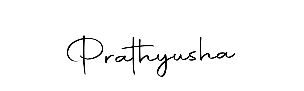 Create a beautiful signature design for name Prathyusha. With this signature (Autography-DOLnW) fonts, you can make a handwritten signature for free. Prathyusha signature style 10 images and pictures png