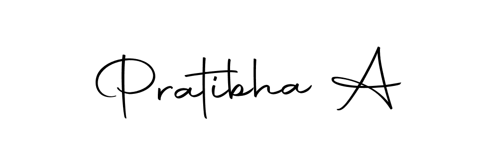 How to make Pratibha A signature? Autography-DOLnW is a professional autograph style. Create handwritten signature for Pratibha A name. Pratibha A signature style 10 images and pictures png