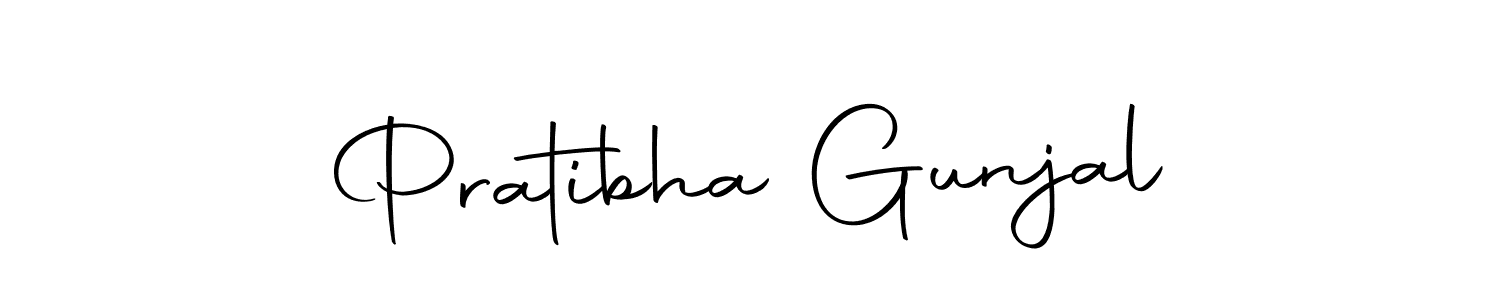 Pratibha Gunjal stylish signature style. Best Handwritten Sign (Autography-DOLnW) for my name. Handwritten Signature Collection Ideas for my name Pratibha Gunjal. Pratibha Gunjal signature style 10 images and pictures png