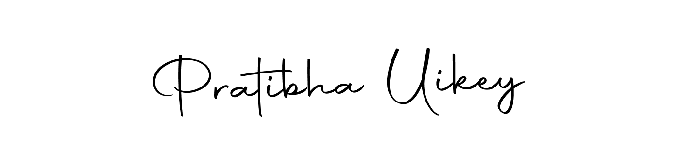 How to make Pratibha Uikey name signature. Use Autography-DOLnW style for creating short signs online. This is the latest handwritten sign. Pratibha Uikey signature style 10 images and pictures png