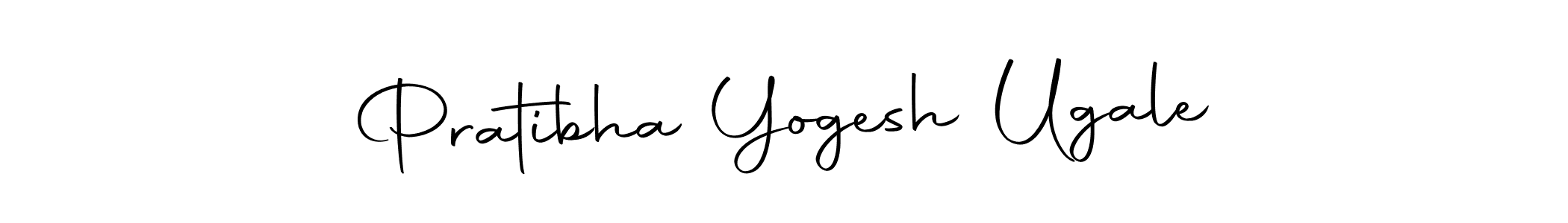 Make a short Pratibha Yogesh Ugale signature style. Manage your documents anywhere anytime using Autography-DOLnW. Create and add eSignatures, submit forms, share and send files easily. Pratibha Yogesh Ugale signature style 10 images and pictures png