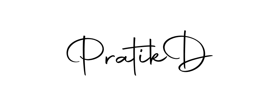 Make a beautiful signature design for name Pratik  D. With this signature (Autography-DOLnW) style, you can create a handwritten signature for free. Pratik  D signature style 10 images and pictures png