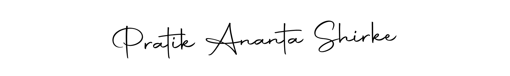 Make a beautiful signature design for name Pratik Ananta Shirke. With this signature (Autography-DOLnW) style, you can create a handwritten signature for free. Pratik Ananta Shirke signature style 10 images and pictures png