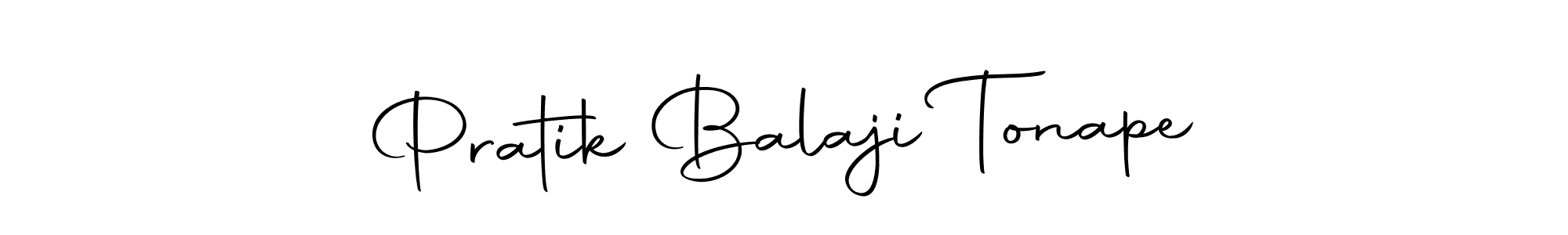 Design your own signature with our free online signature maker. With this signature software, you can create a handwritten (Autography-DOLnW) signature for name Pratik Balaji Tonape. Pratik Balaji Tonape signature style 10 images and pictures png