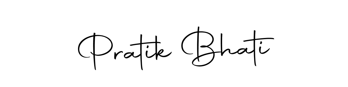 You should practise on your own different ways (Autography-DOLnW) to write your name (Pratik Bhati) in signature. don't let someone else do it for you. Pratik Bhati signature style 10 images and pictures png