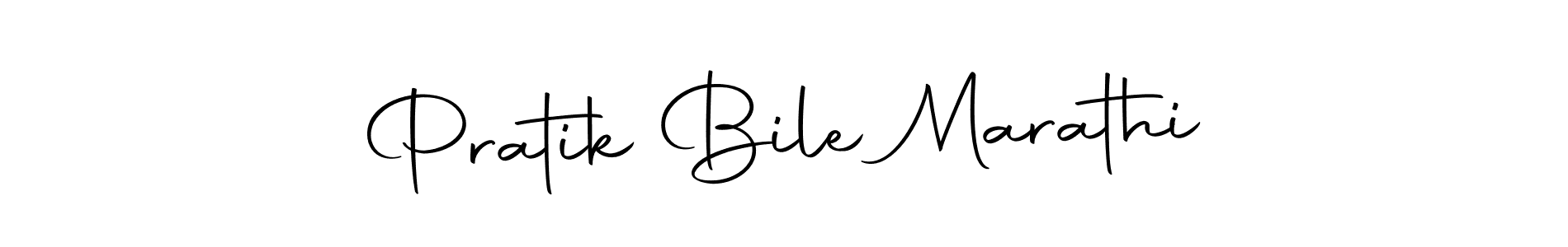 How to make Pratik Bile Marathi signature? Autography-DOLnW is a professional autograph style. Create handwritten signature for Pratik Bile Marathi name. Pratik Bile Marathi signature style 10 images and pictures png