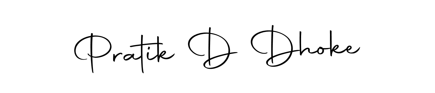 You should practise on your own different ways (Autography-DOLnW) to write your name (Pratik D Dhoke) in signature. don't let someone else do it for you. Pratik D Dhoke signature style 10 images and pictures png