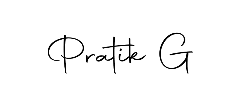 Make a beautiful signature design for name Pratik G. Use this online signature maker to create a handwritten signature for free. Pratik G signature style 10 images and pictures png