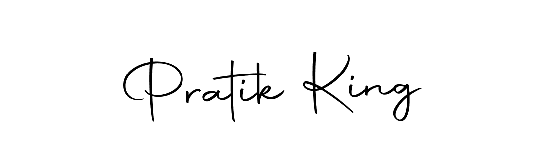 How to make Pratik King signature? Autography-DOLnW is a professional autograph style. Create handwritten signature for Pratik King name. Pratik King signature style 10 images and pictures png