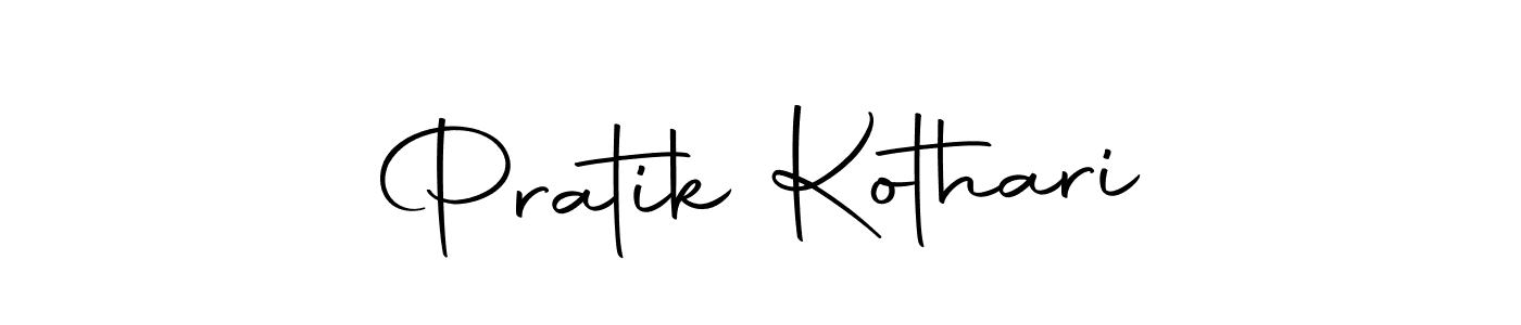 Create a beautiful signature design for name Pratik Kothari. With this signature (Autography-DOLnW) fonts, you can make a handwritten signature for free. Pratik Kothari signature style 10 images and pictures png