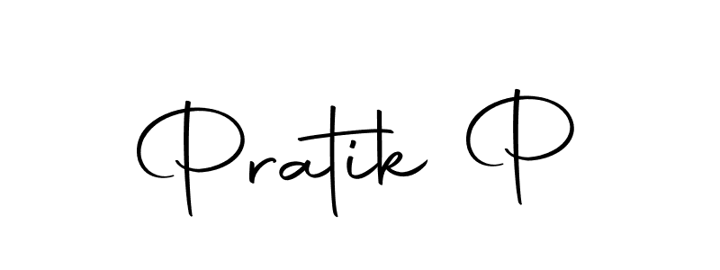 The best way (Autography-DOLnW) to make a short signature is to pick only two or three words in your name. The name Pratik P include a total of six letters. For converting this name. Pratik P signature style 10 images and pictures png