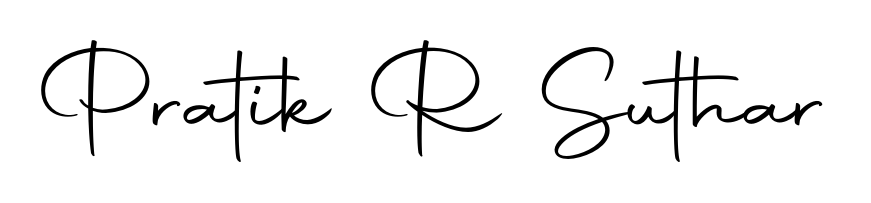 Create a personalized artistic stamp with Pratik R Suthar in Autography-DOLnW font. Perfect for visual artists, designers, and influencers. Pratik R Suthar signature style 10 images and pictures png
