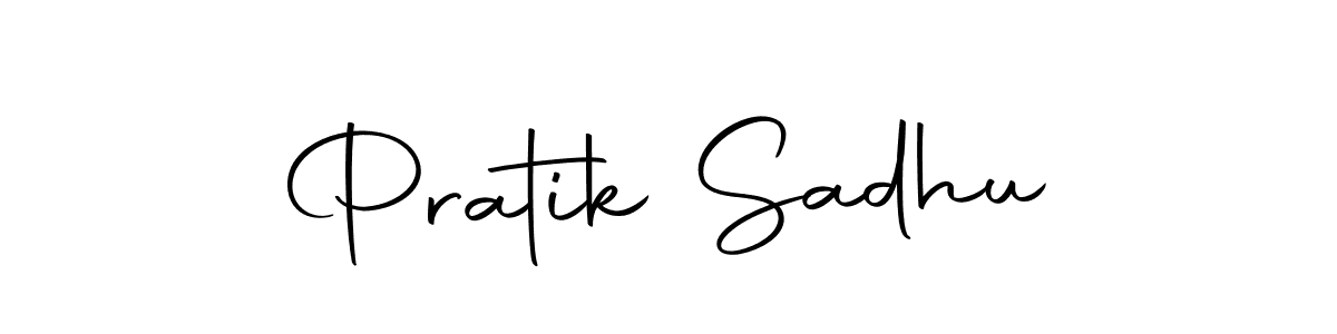 Make a beautiful signature design for name Pratik Sadhu. With this signature (Autography-DOLnW) style, you can create a handwritten signature for free. Pratik Sadhu signature style 10 images and pictures png