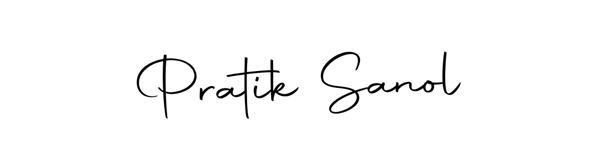 The best way (Autography-DOLnW) to make a short signature is to pick only two or three words in your name. The name Pratik Sanol include a total of six letters. For converting this name. Pratik Sanol signature style 10 images and pictures png