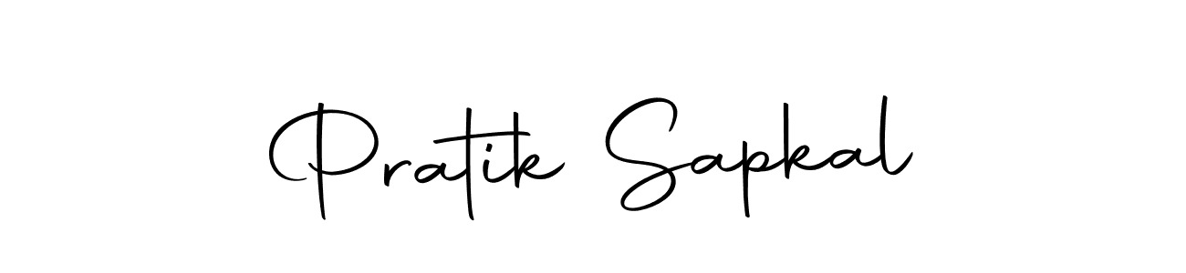 Make a beautiful signature design for name Pratik Sapkal. Use this online signature maker to create a handwritten signature for free. Pratik Sapkal signature style 10 images and pictures png