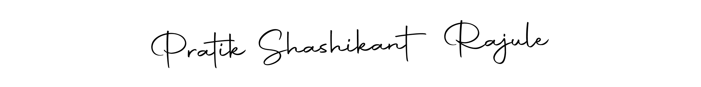 How to make Pratik Shashikant Rajule name signature. Use Autography-DOLnW style for creating short signs online. This is the latest handwritten sign. Pratik Shashikant Rajule signature style 10 images and pictures png