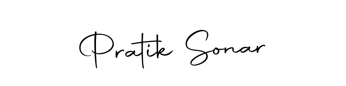 Create a beautiful signature design for name Pratik Sonar. With this signature (Autography-DOLnW) fonts, you can make a handwritten signature for free. Pratik Sonar signature style 10 images and pictures png