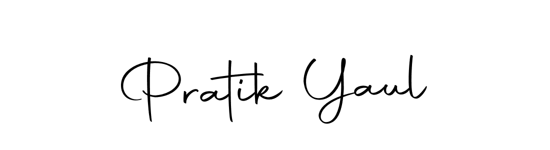 Pratik Yaul stylish signature style. Best Handwritten Sign (Autography-DOLnW) for my name. Handwritten Signature Collection Ideas for my name Pratik Yaul. Pratik Yaul signature style 10 images and pictures png