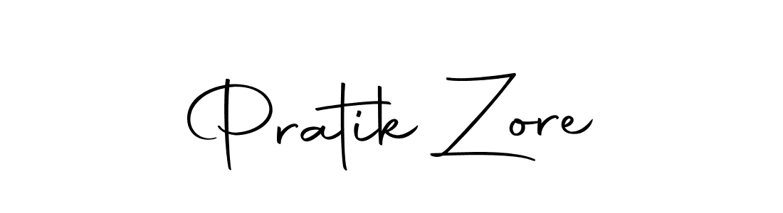 Create a beautiful signature design for name Pratik Zore. With this signature (Autography-DOLnW) fonts, you can make a handwritten signature for free. Pratik Zore signature style 10 images and pictures png