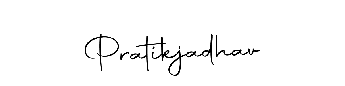 Autography-DOLnW is a professional signature style that is perfect for those who want to add a touch of class to their signature. It is also a great choice for those who want to make their signature more unique. Get Pratikjadhav name to fancy signature for free. Pratikjadhav signature style 10 images and pictures png