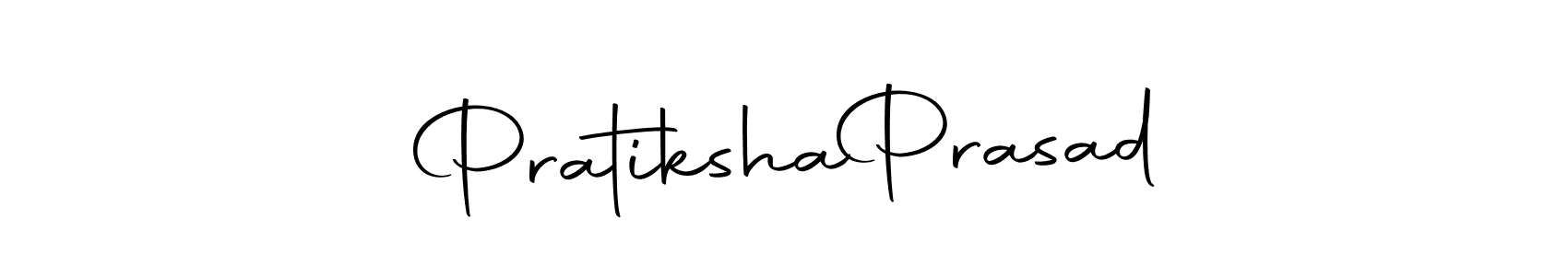 The best way (Autography-DOLnW) to make a short signature is to pick only two or three words in your name. The name Pratiksha  Prasad include a total of six letters. For converting this name. Pratiksha  Prasad signature style 10 images and pictures png