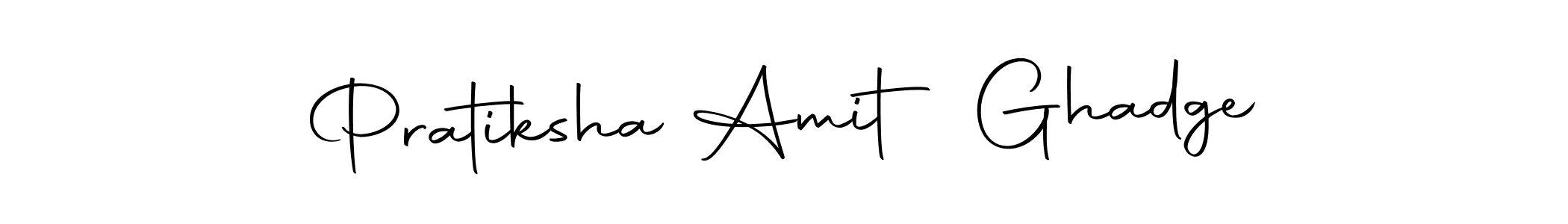 Design your own signature with our free online signature maker. With this signature software, you can create a handwritten (Autography-DOLnW) signature for name Pratiksha Amit Ghadge. Pratiksha Amit Ghadge signature style 10 images and pictures png