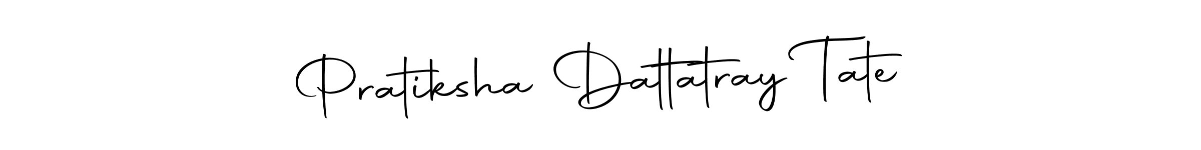 Make a beautiful signature design for name Pratiksha Dattatray Tate. With this signature (Autography-DOLnW) style, you can create a handwritten signature for free. Pratiksha Dattatray Tate signature style 10 images and pictures png